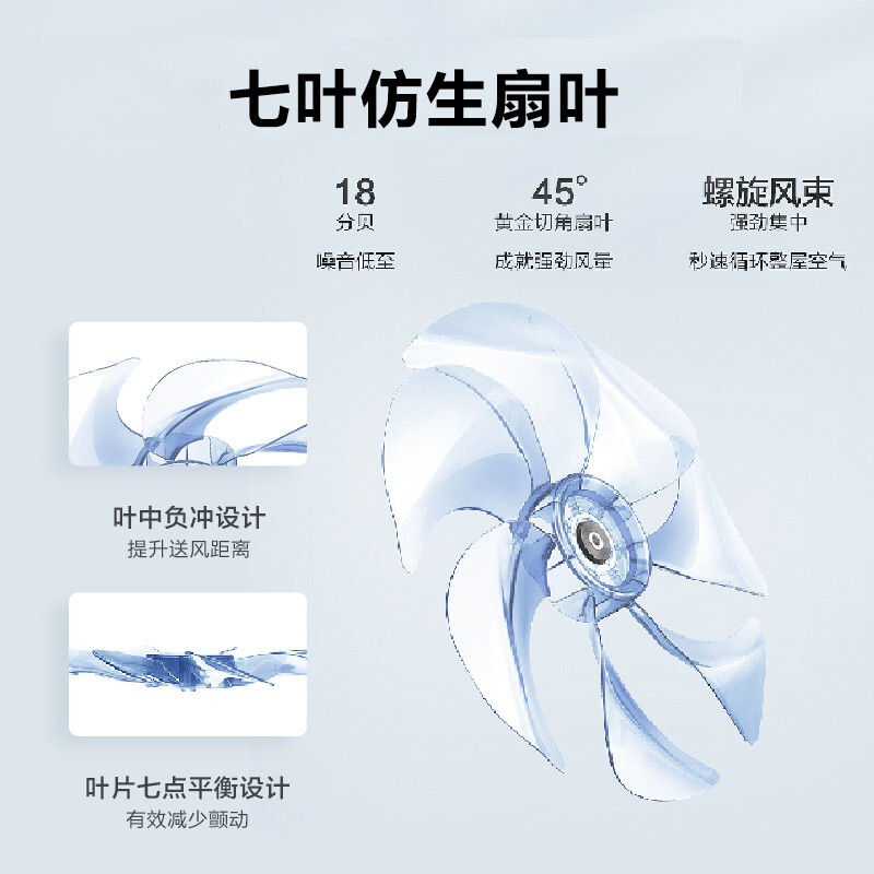 AIRMATE 艾美特 CS35-R19 七叶遥控落地扇 凑单折后￥130.8