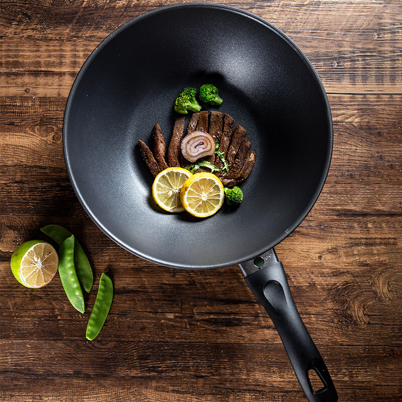 双立人旗下 意大利产 Ballarini 巴拉利尼 Rialto雷雅托系列 不粘锅炒锅 28cm 带盖送锅铲 双重优惠折后￥279包邮