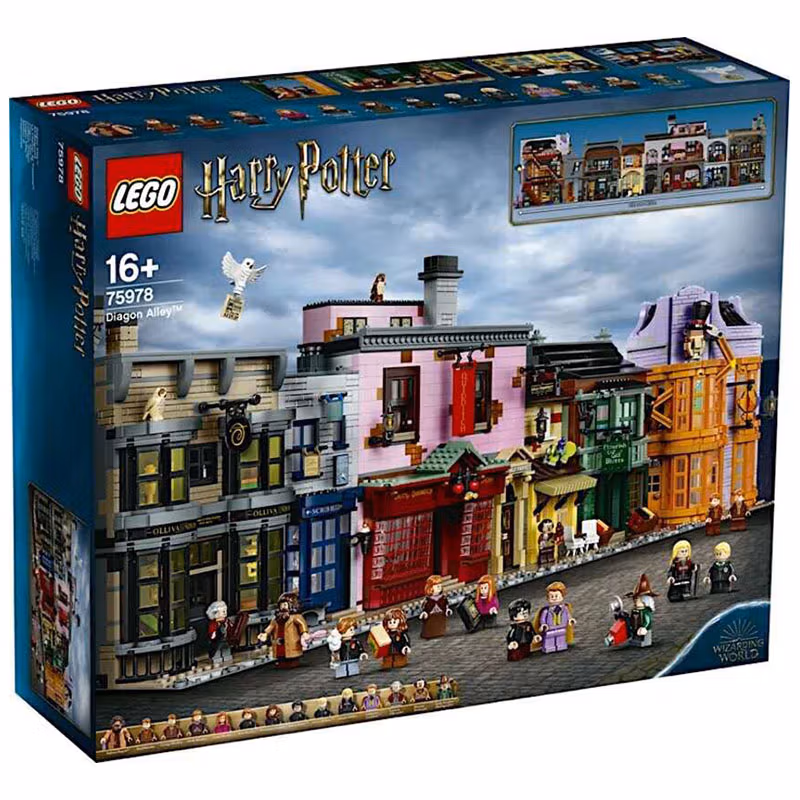 LEGO 乐高 Harry Potter 哈利·波特系列 75978 对角巷 积木玩具 下单折后￥2109