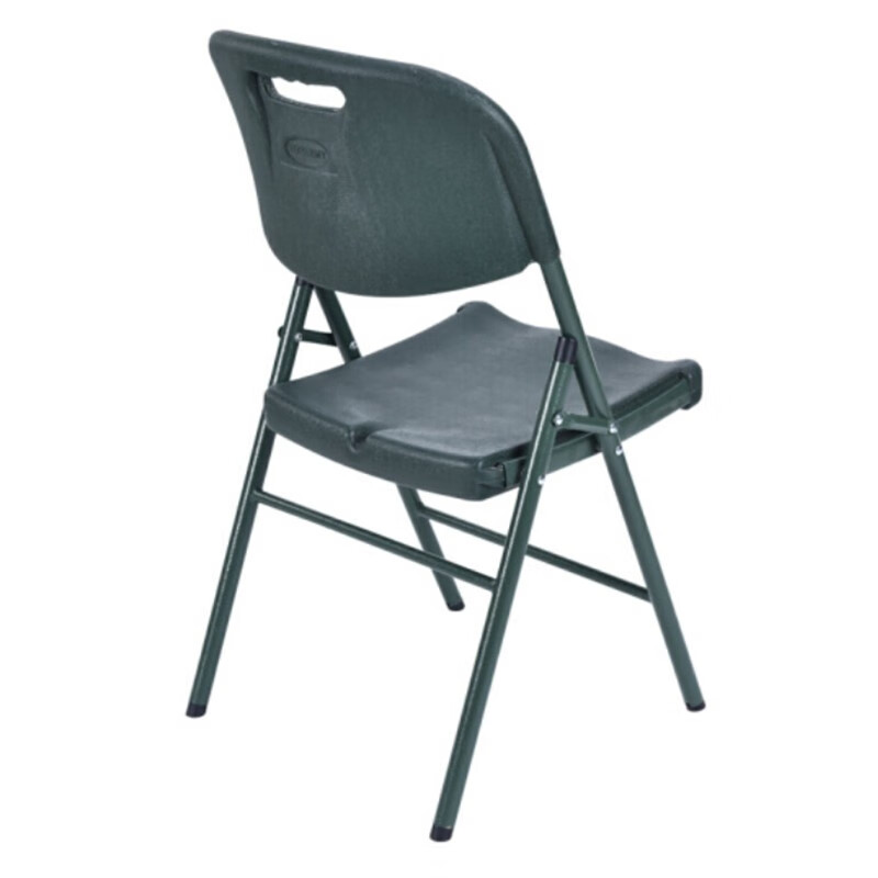 豫皓轩折叠作业椅户外休闲吹塑军绿色指挥椅便携式 塑钢折叠椅