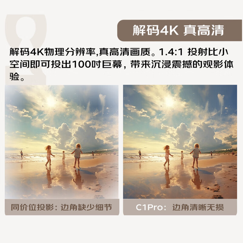 南极光微投C1 Pro投影仪多角度实测：详情爆料分享 心得分享 第4张
