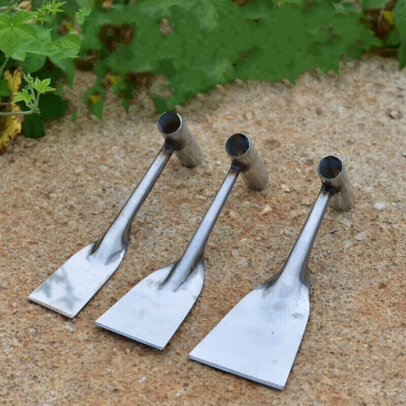 沭之美锻打挖野铲挖菜除草小铲子户外挖土工具起蒜挖蒜铲sc3锻打宽口