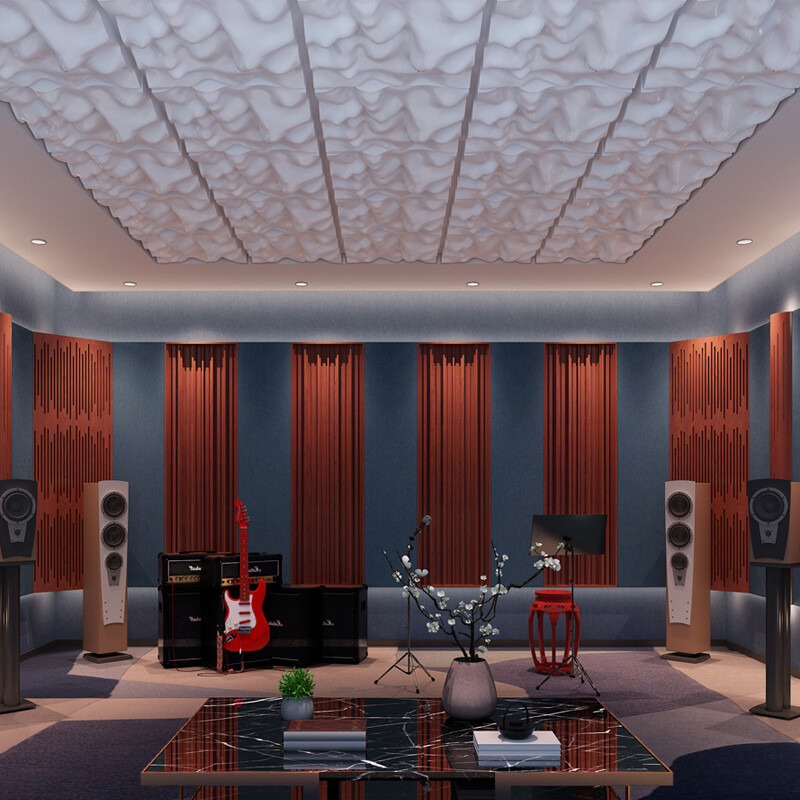 声学扩散板 低频陷阱 云扩散声学扩散板hifi家庭影院录音棚墙面吊顶二