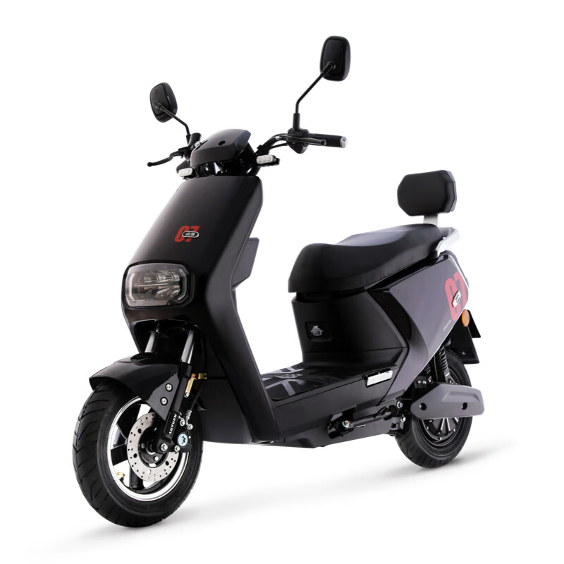 绿源60v/72v电动摩托车都市通勤电动车 mea 60v雪山白