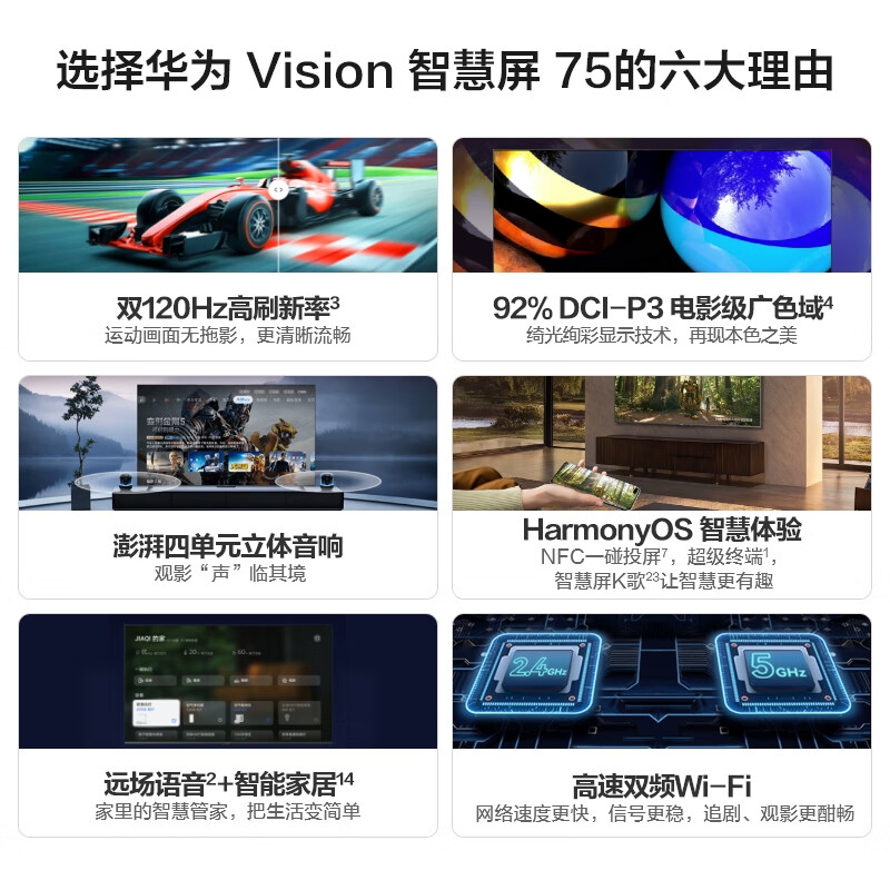 很糾結：华为Vision75英寸电视机HD75MILA质量到底真的差？详情评测 原创评测 第4张