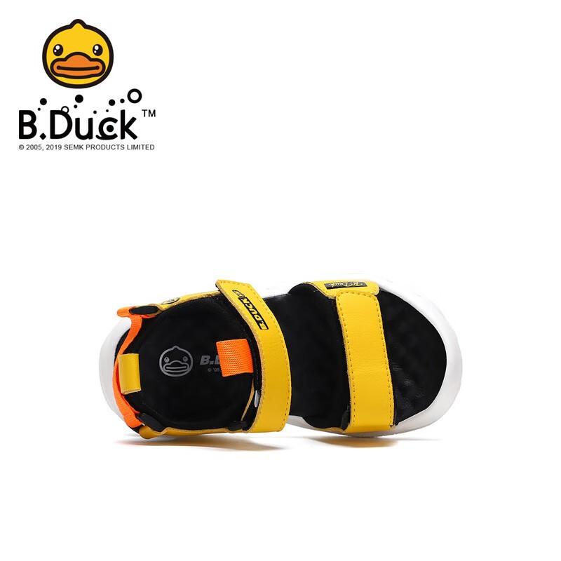 B.Duck 小黄鸭 儿童沙滩鞋 软底凉鞋 双重优惠折后￥69包邮 3色可选