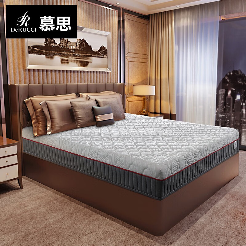 慕思(de rucci)记忆棉床垫 太空0零压垫1.5米静音独立筒1.
