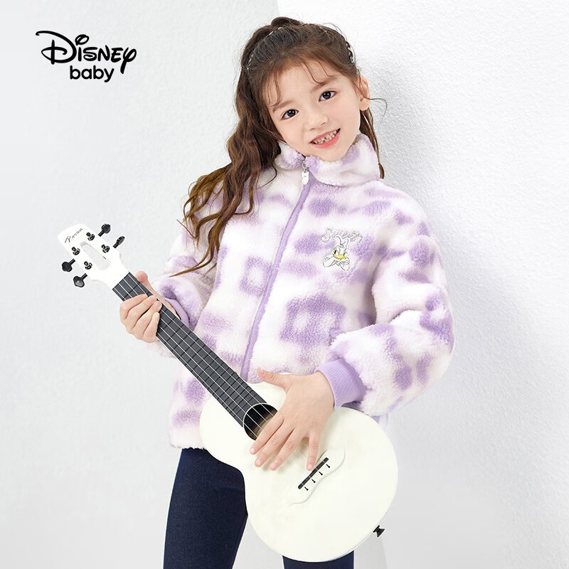 Disney 迪士尼 羊羔绒 儿童立领棉服 双重优惠折后￥89.9包邮 90~160码多款可选