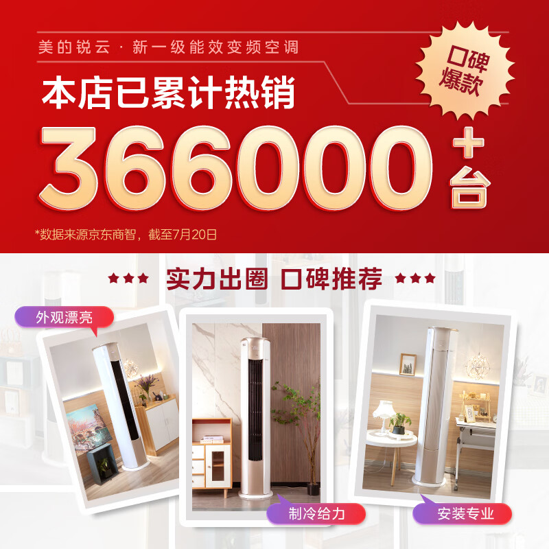 口碑爆料：美的KFR-72LWN8XHA1评测很优秀啊？入手真实详情分享 心得分享 第1张