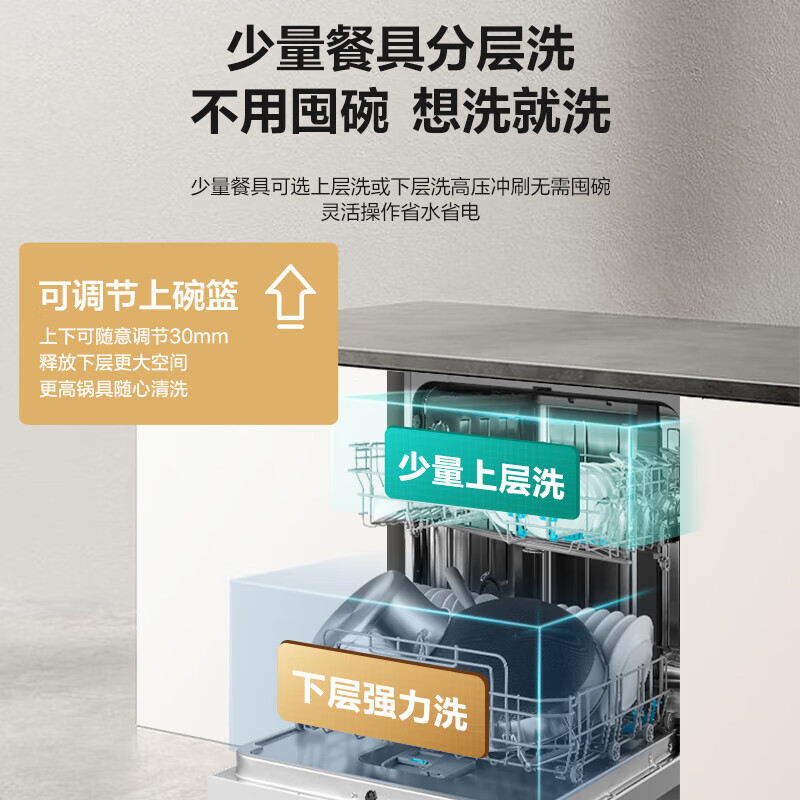 优缺点剖析：海信WD15-Y301iSW净水洗碗机配置究竟咋滴？入手心得爆料 心得分享 第4张