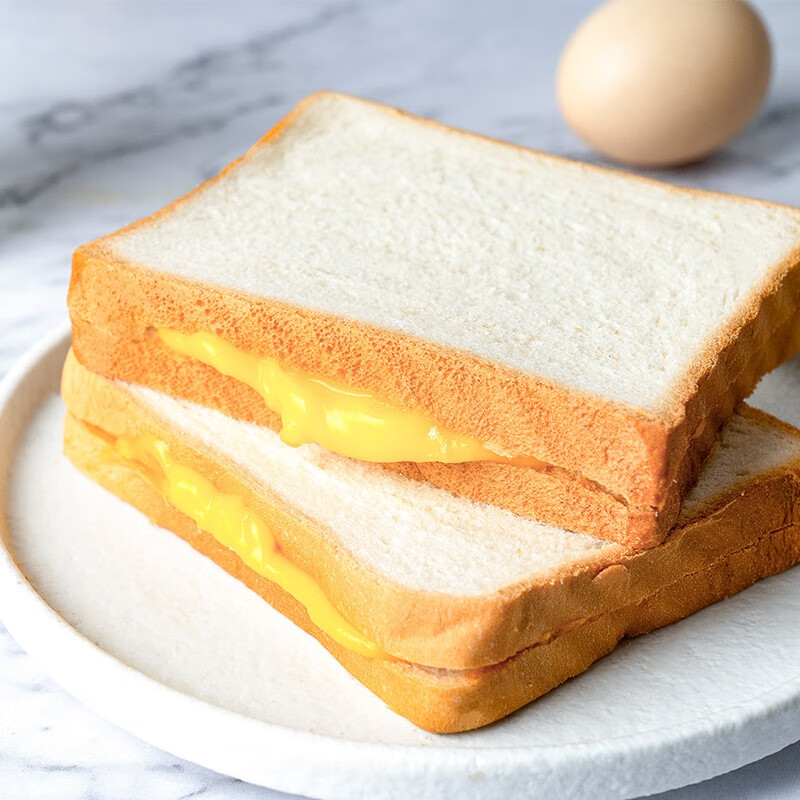 福事多 海盐芝士夹心代餐面包500g 营养早餐饼干网红休闲办公室零食