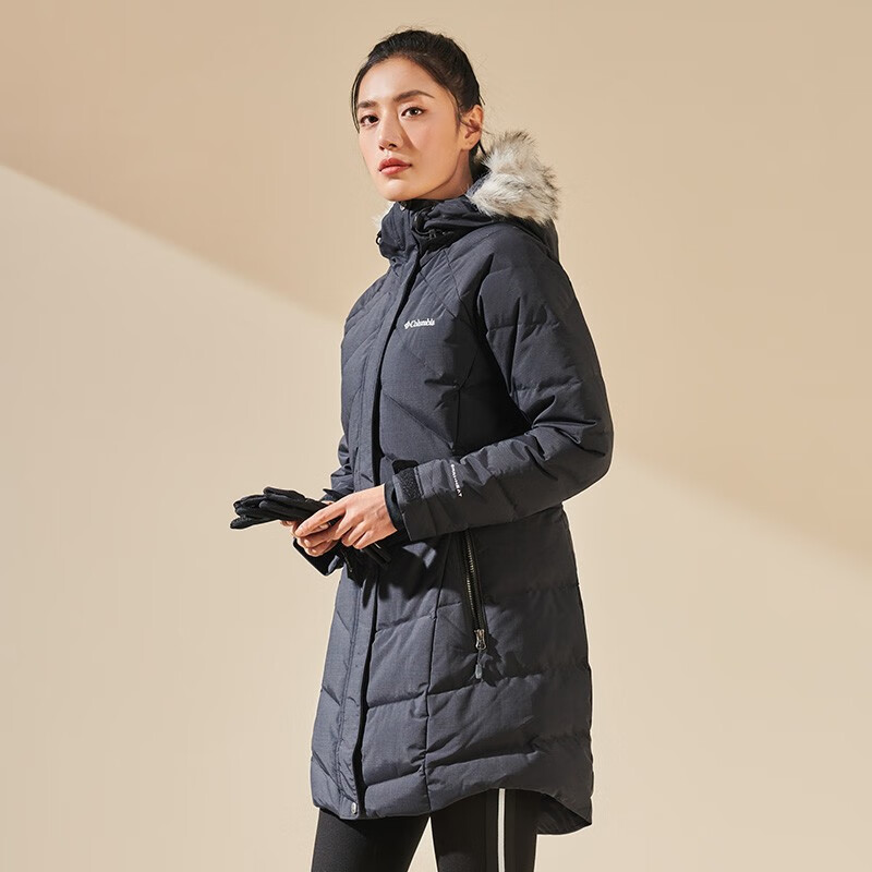 Columbia 哥伦比亚 550蓬热反射中长款 女式连帽羽绒服 WR0912 双重优惠折后￥579