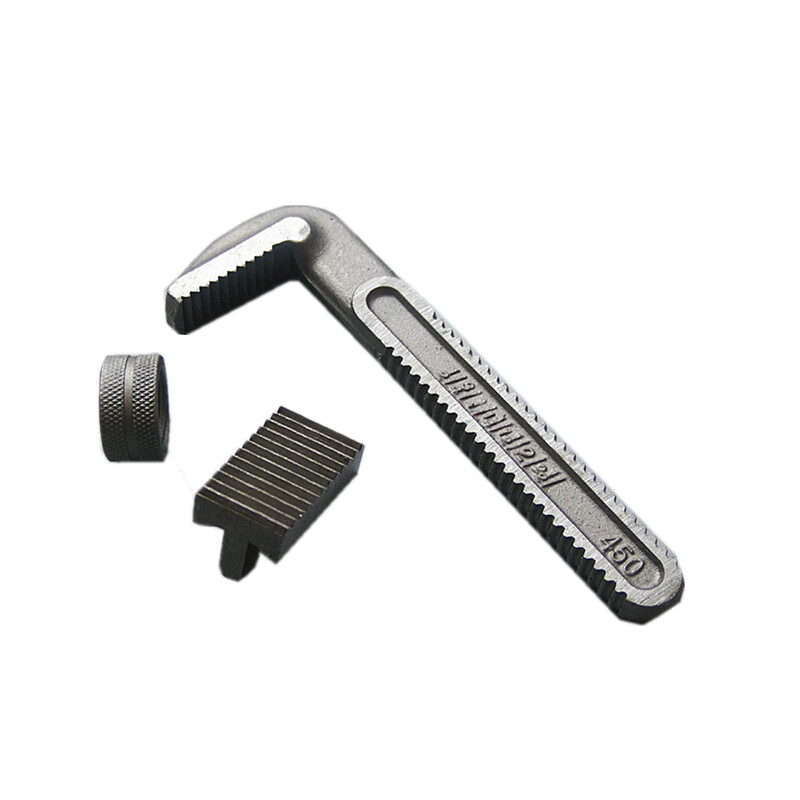 重型管钳配件 管子钳勾头零件 底牙板 管钳齿块牙口活动 调节螺母