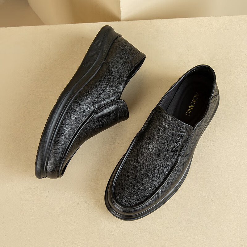 AOKANG 奥康 羊皮 男式休闲皮鞋 多重优惠折后￥184