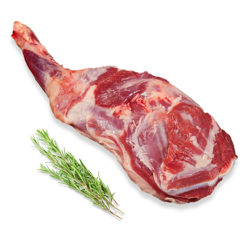 滩羊鲜生宁夏滩羊肉国产羔羊前腿3斤整只原切羊前腿生鲜羊肉烤羊腿
