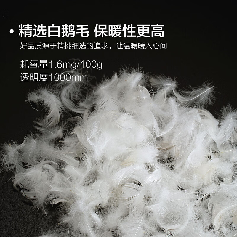 水星家纺旗下 百丽丝 圣马丁 抗菌春秋鹅毛被子 (景泰蓝) 150X210CM 净重1.77kg Plus会员多重优惠折后￥159