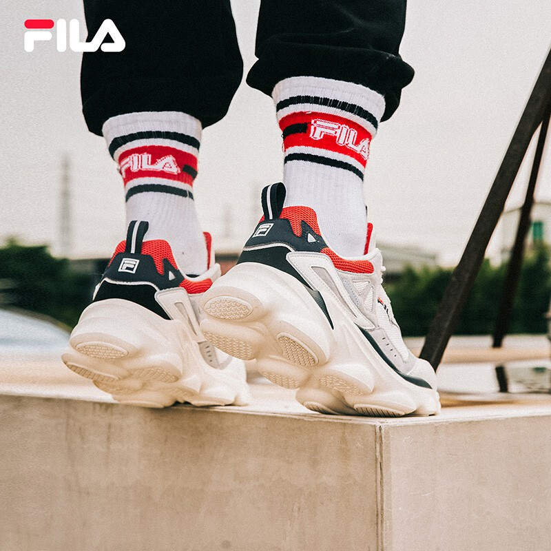 FILA 斐乐 SKIPPER 男式船长老爹鞋 F12M021108F 京东优惠券折后￥438