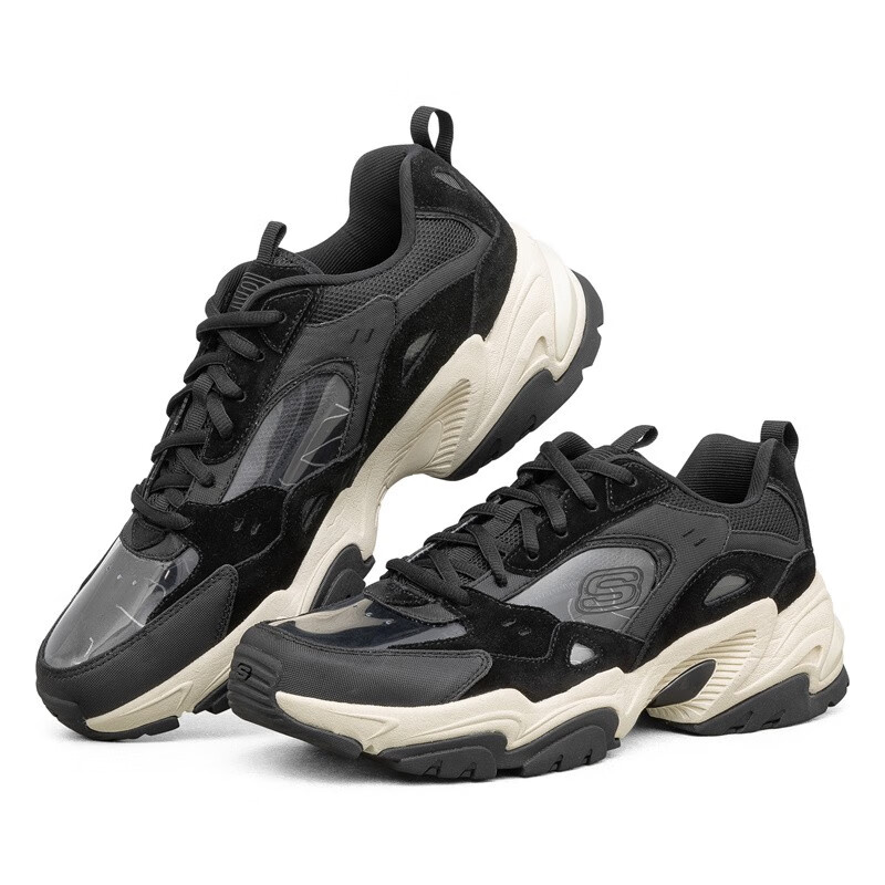 SKECHERS 斯凯奇 Reality to idea联名款 女子厚底老爹鞋 896011 Plus会员折后￥169