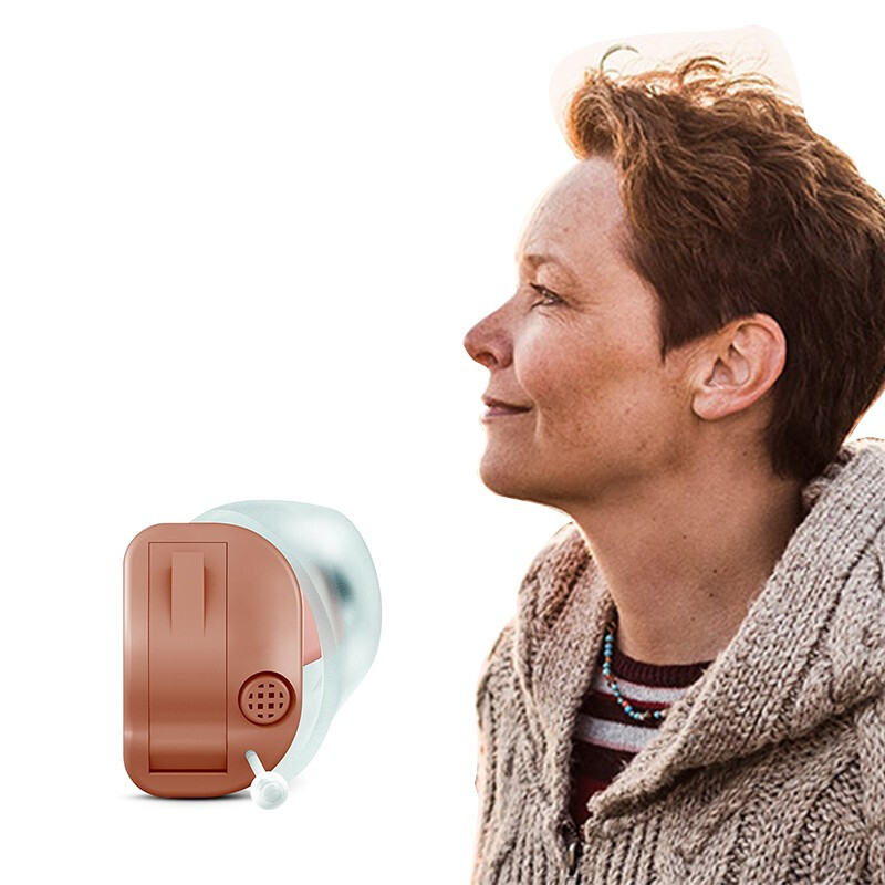 西门子 siemens 老年人无线隐形入耳式助听器灵睿耳道机itc