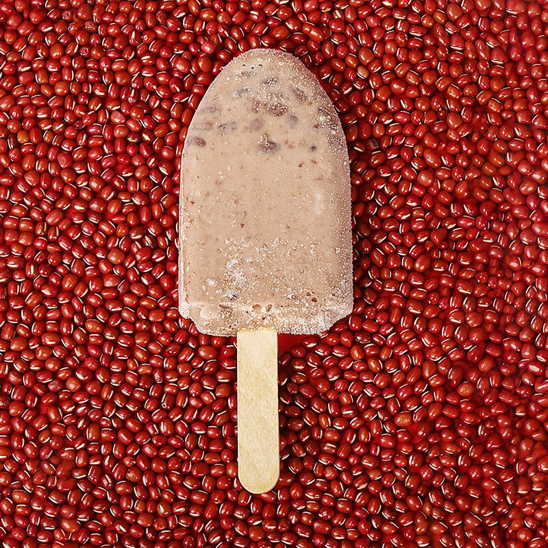 光明精品赤豆棒冰96g10支家庭冰淇淋冰激凌