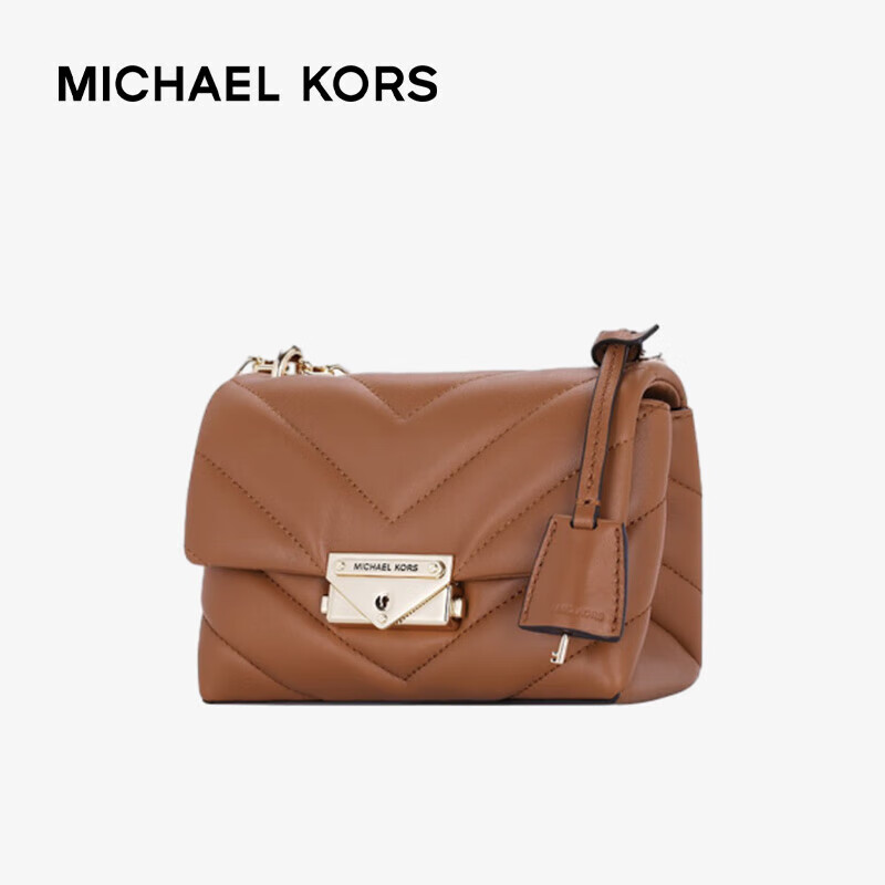MICHAEL KORS 迈克·科尔斯 Cece系列 专柜款焦糖色小号链条包 32T9G0EC1L Plus会员折后￥586.65