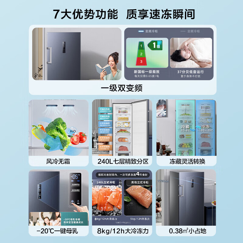 海信BD-240WPVUT 240升立式冰柜配置究竟咋滴？入手心得爆料 热评种草 第2张