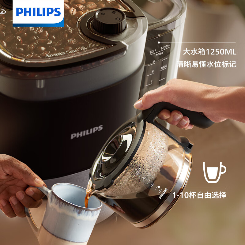 实情曝光：飞利浦HD7900美式咖啡机双豆仓功能评测很强啊？真实入手体验爆料 心得分享 第4张