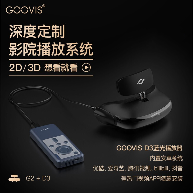 酷睿视（GOOVIS）G2-X +D3头戴显示器质量如何？亲身使用体验内幕详解 心得体验 第3张