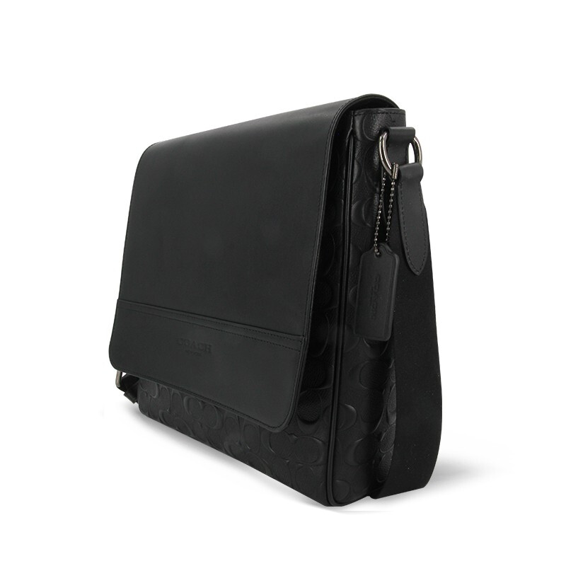 COACH 蔻驰 牛皮 男式单肩斜挎包 4006QB/BK 凑单折后￥980.4