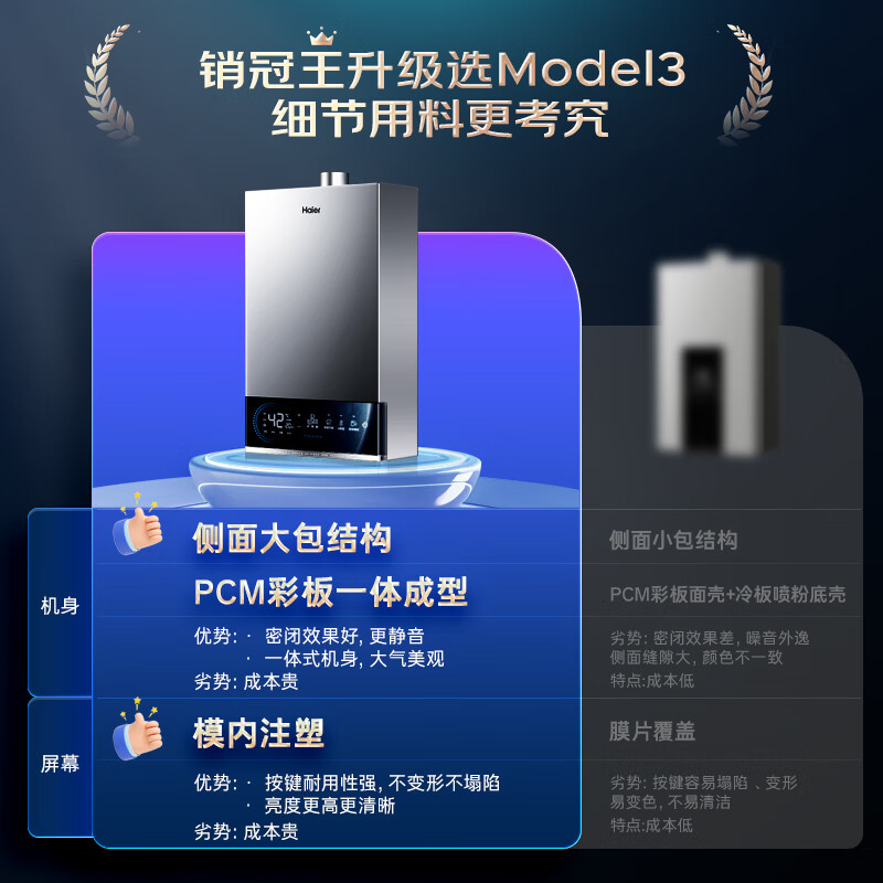 精挑细选：海尔16升燃气热水器JSQ30-16MODEL3DPWCU1评测好不好？买过的朋友说说看 心得分享 第1张