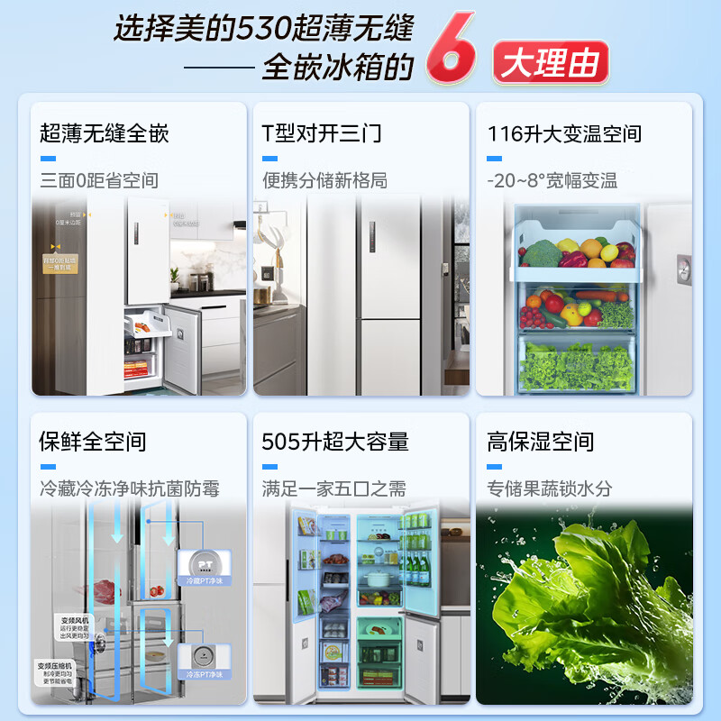 美的MR-530WUKPZE冰箱质量差吗？老婆一个月使用感受详解 首页 第1张