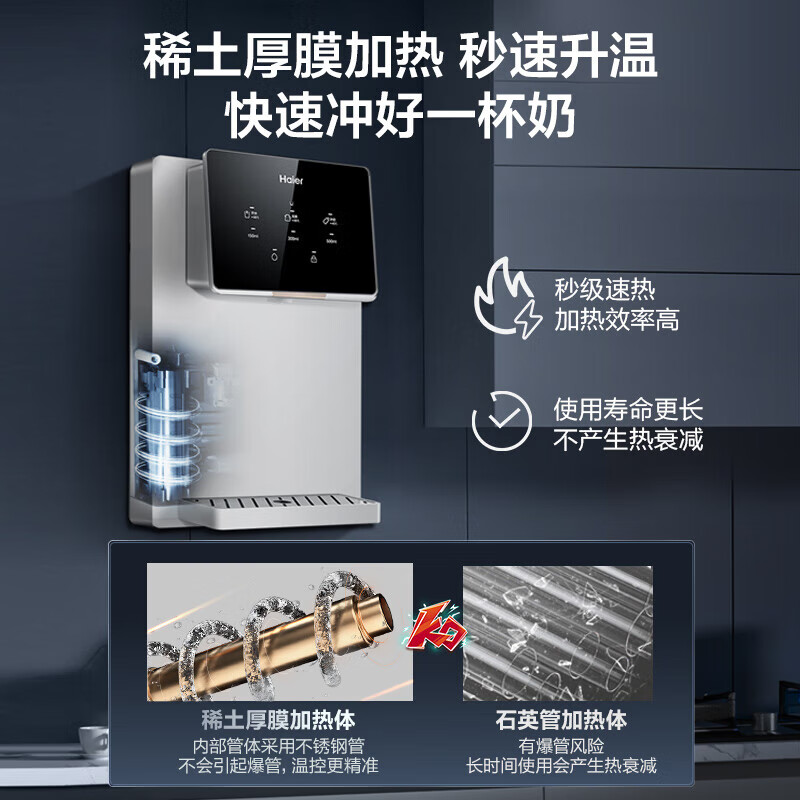 告别水质烦恼，海尔HRO10H11-2U1直饮家用净水机让你喝到安心水💧 首页 第2张