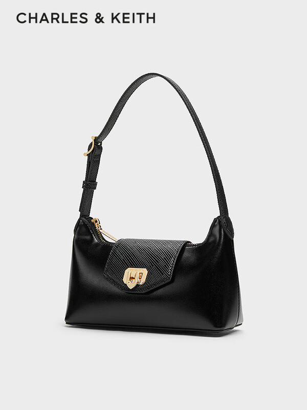Charles ＆ Keith 小CK 翻盖手提法棍腋下包 Plus会员折后￥153.5