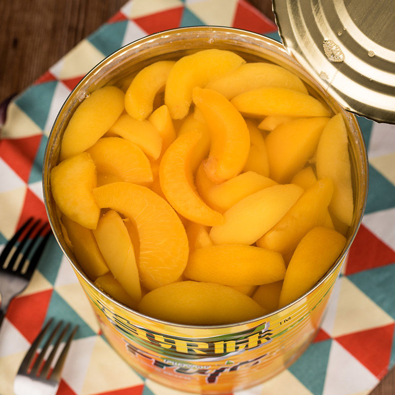 田美食品饮料专营店商品编号:10032263809136商品名称:黄桃罐头大桶装