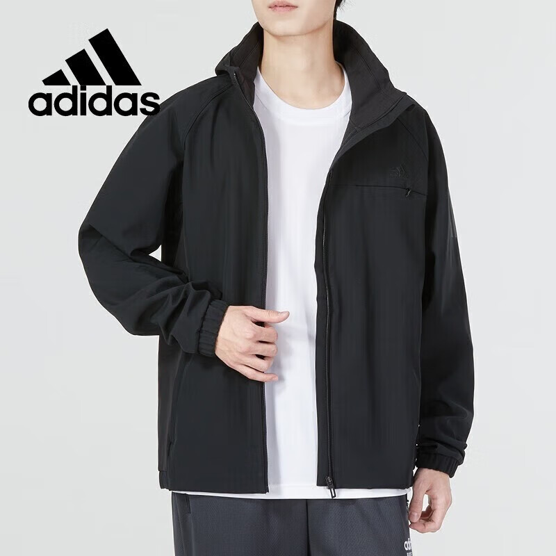 adidas 阿迪达斯 加绒保暖 男式休闲时尚防风外套 HP1414 Plus会员折后￥335.41