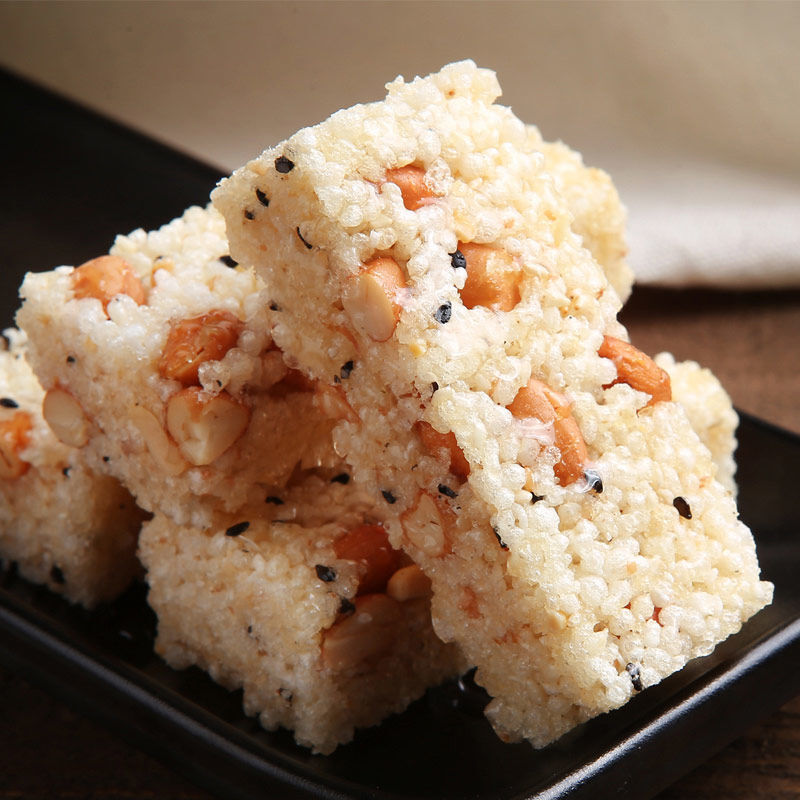 黄老五米花酥190g2袋四川特产传统糕点零食小吃米花糖米花酥2袋原味