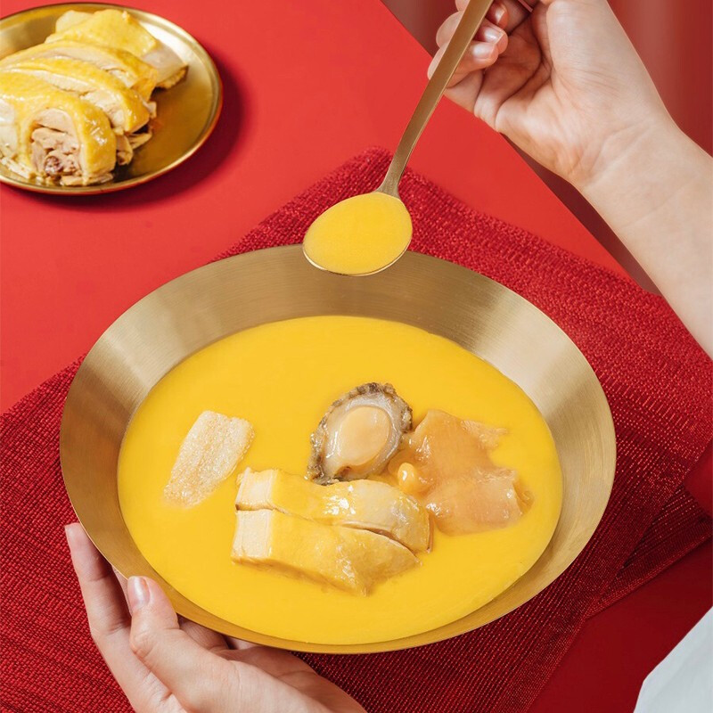 香港 张珍记 金汤鲍鱼花胶鸡礼盒 1.5kg 京东优惠券折后¥258顺丰包邮 赠佐餐鲍鱼汁135g