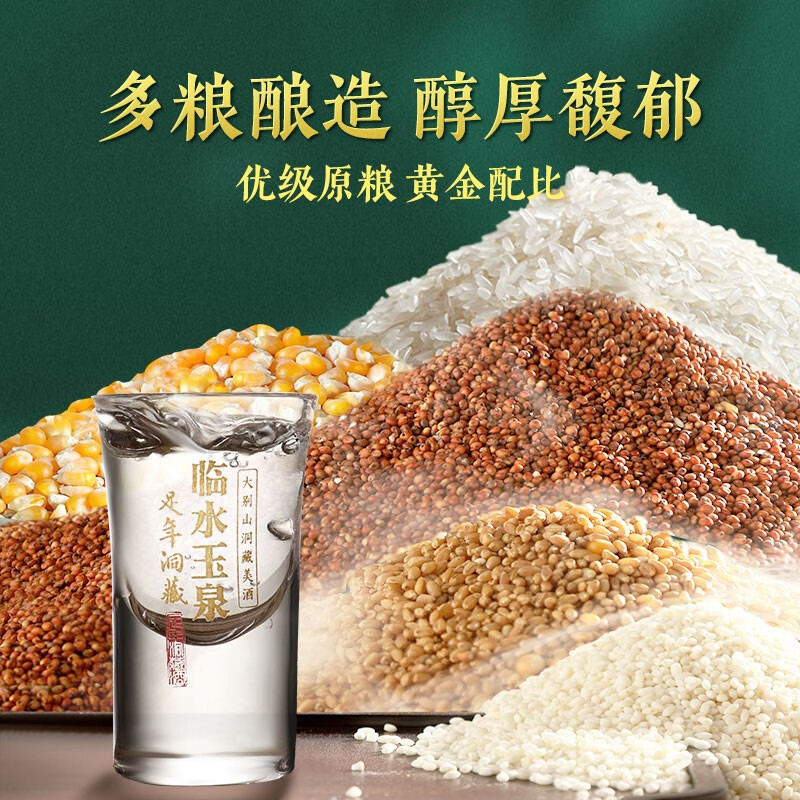 临水玉泉 足年洞藏酒 国风 52度浓酱兼香白酒 125mL试饮装 京东优惠券折后¥19.9包邮