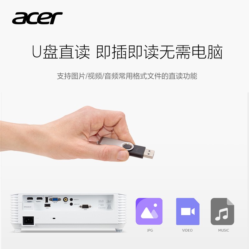 这有惊喜：宏碁（Acer）DF608a 智能投影仪质量好不好？质量内幕详情 心得分享 第4张
