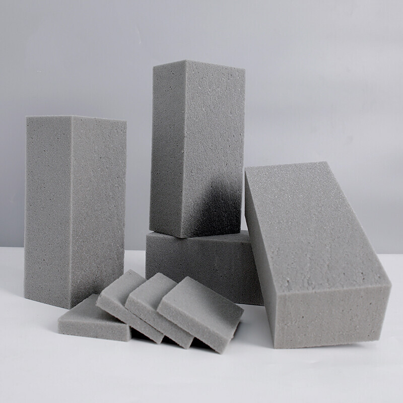 中梦高密度灰色干花泥插花泥干花假花仿真花固定底座花墙背景墙花泥砖