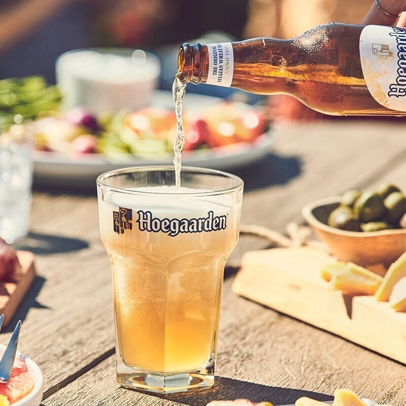 Hoegaarden 福佳 精酿白啤酒 330mL*24瓶 Plus会员折后￥143