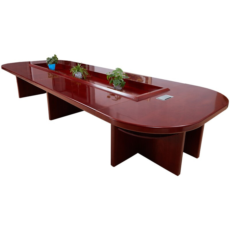 臻远 ZY-BSA-04 椭圆中空会议桌4.5米 4500*1800*760