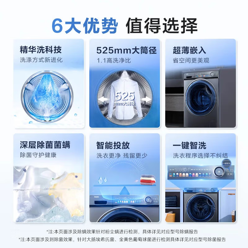 惊爆！海尔EG100MATESL6+HGY100 - F376U1洗烘套装深度评测，值不值得买？ 心得分享 第1张