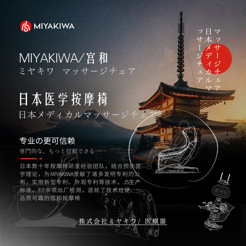 揭秘曝光：宫和（MIYAKIWA） MC-6108日本按摩椅家用配置高？功能入手实测爆料 心得评测 第2张