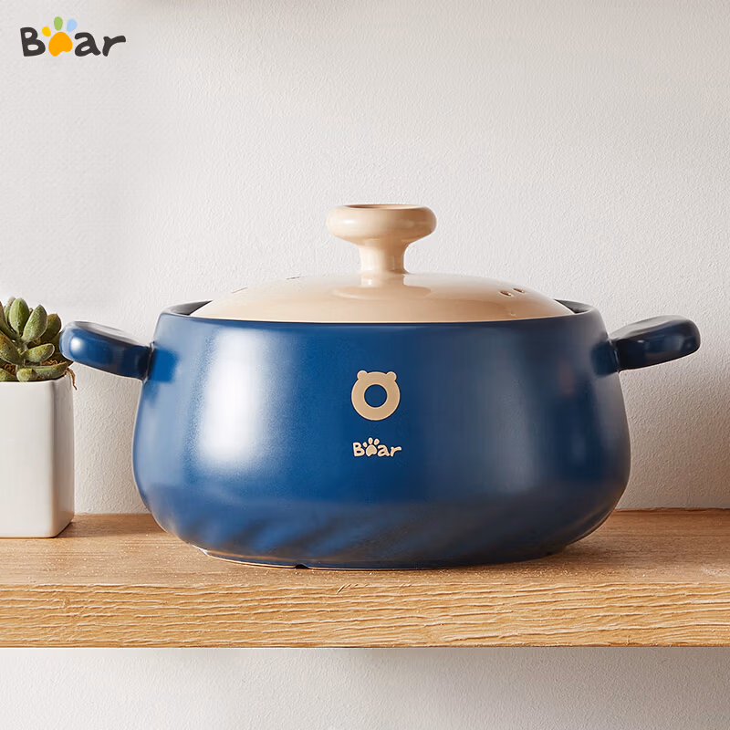 Bear 小熊 砂锅煲汤锅 3.5L 双重优惠折后¥79包邮 Bear 小熊 砂锅煲汤锅 3.5L 双重优惠折后¥79包邮