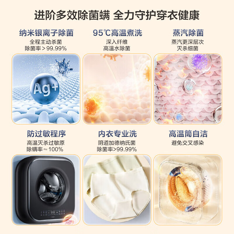 💥贴身衣物守护神！小天鹅TG30M60 3公斤内衣洗衣机评测✨ 心得分享 第2张