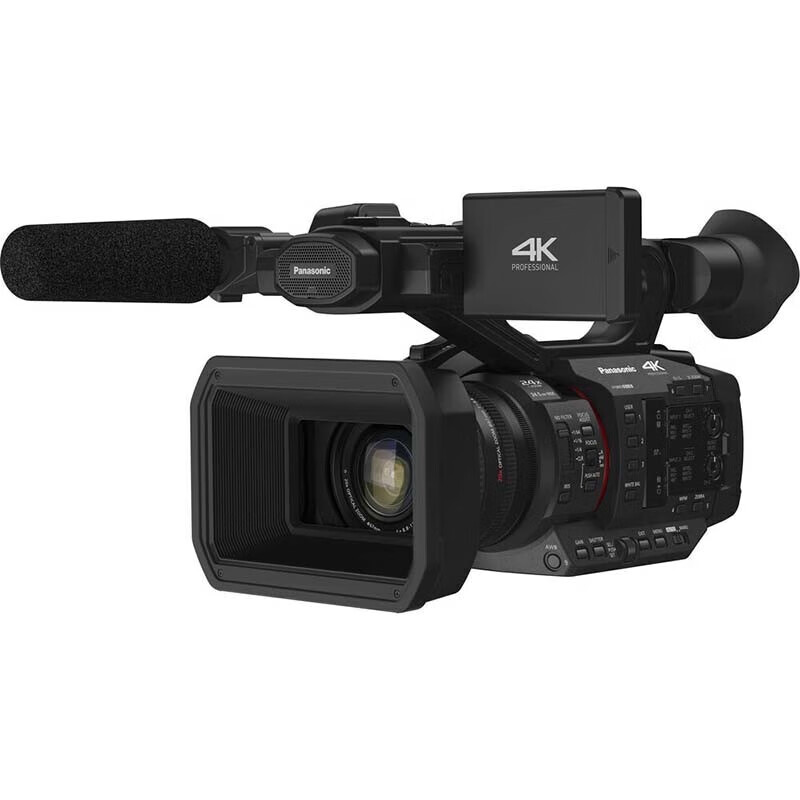 松下（panasonic）HC-X20 专业级 4K 60P 便携式摄像机 慢动作 20倍光学变焦 会议直播 专业高清摄像机