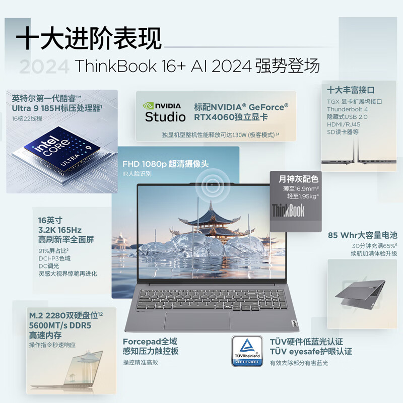 深度解密：ThinkPadThinkBook 16+笔记本配置高吗？多角度实测解答 心得分享 第1张
