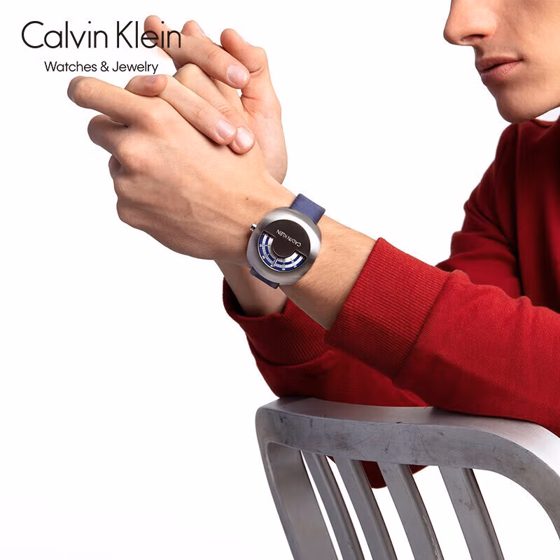 Calvin Klein 凯文克莱 Glimpse惊鸿系列 男式复古皮带石英表 K9M311 京东优惠券折后￥315