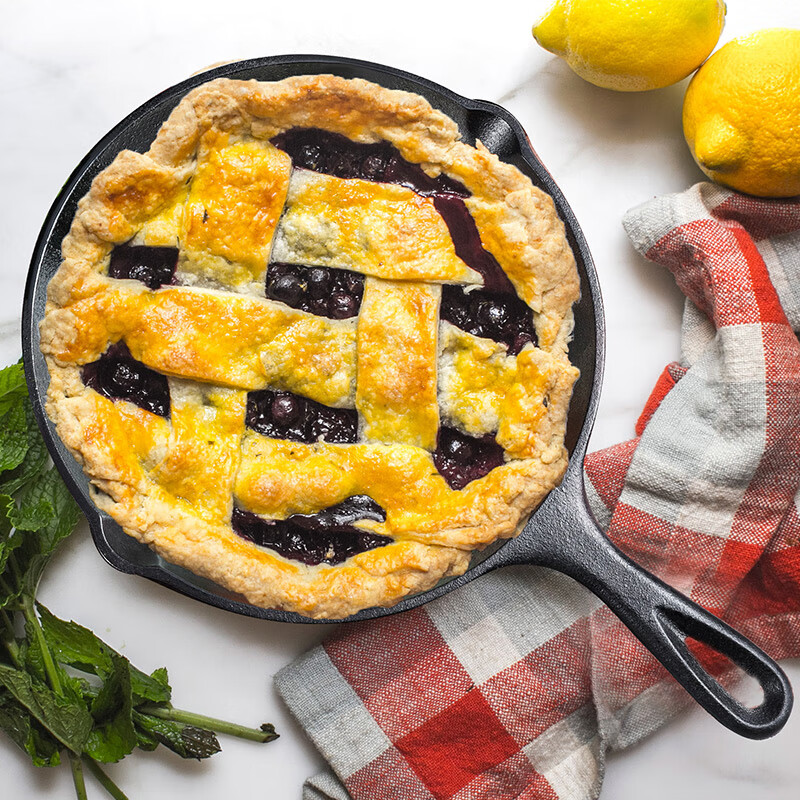 美国进口 Lodge 洛奇 L6SK3 铸铁煎锅 23cm 双重优惠折后￥118 赠手柄套